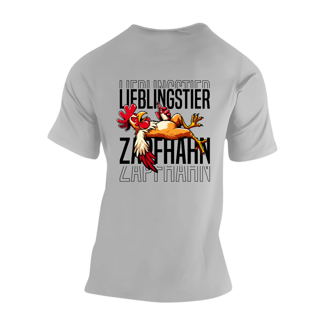 Lieblingstier Zapfhahn Rückseite | Premium T Shirt