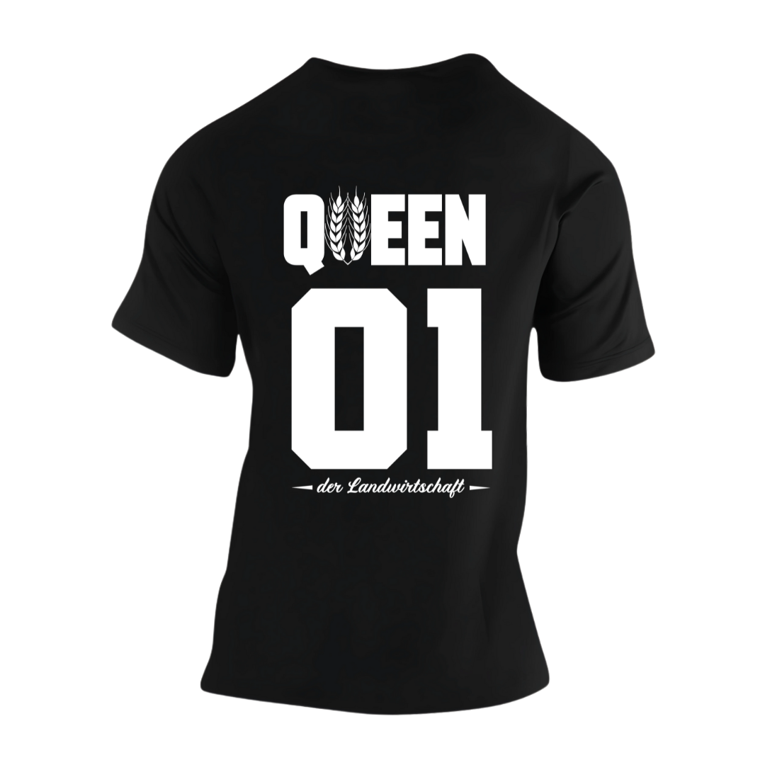 QUEEN der Landwirtschaft#2 Rückseite | Premium T Shirt