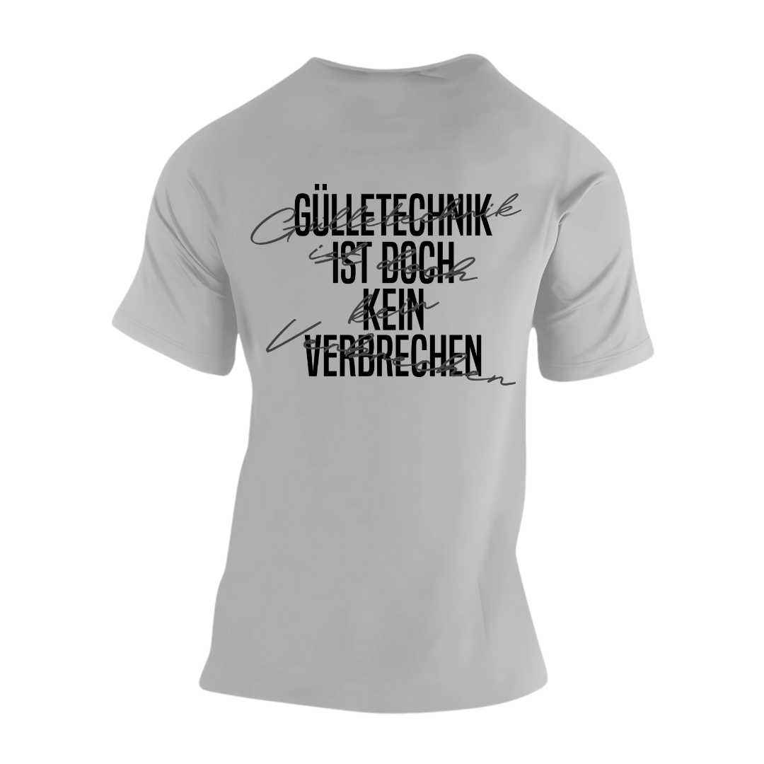 Gülletechnik ist kein Verbrechen #2 Rückseite | Premium T Shirt