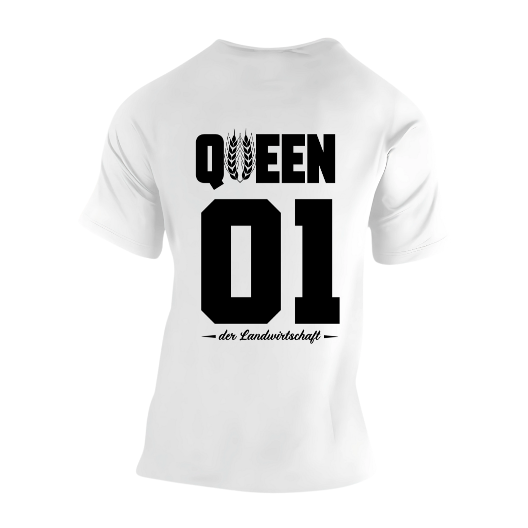 QUEEN der Landwirtschaft#2 Rückseite | Premium T Shirt