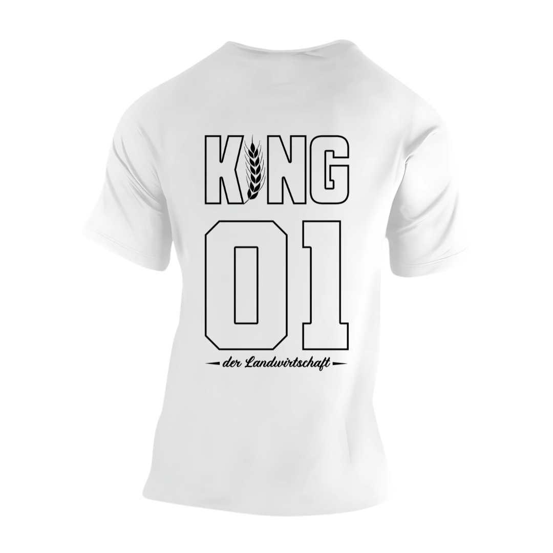 KING der Landwirtschaft#2 Rückseite | Premium T Shirt
