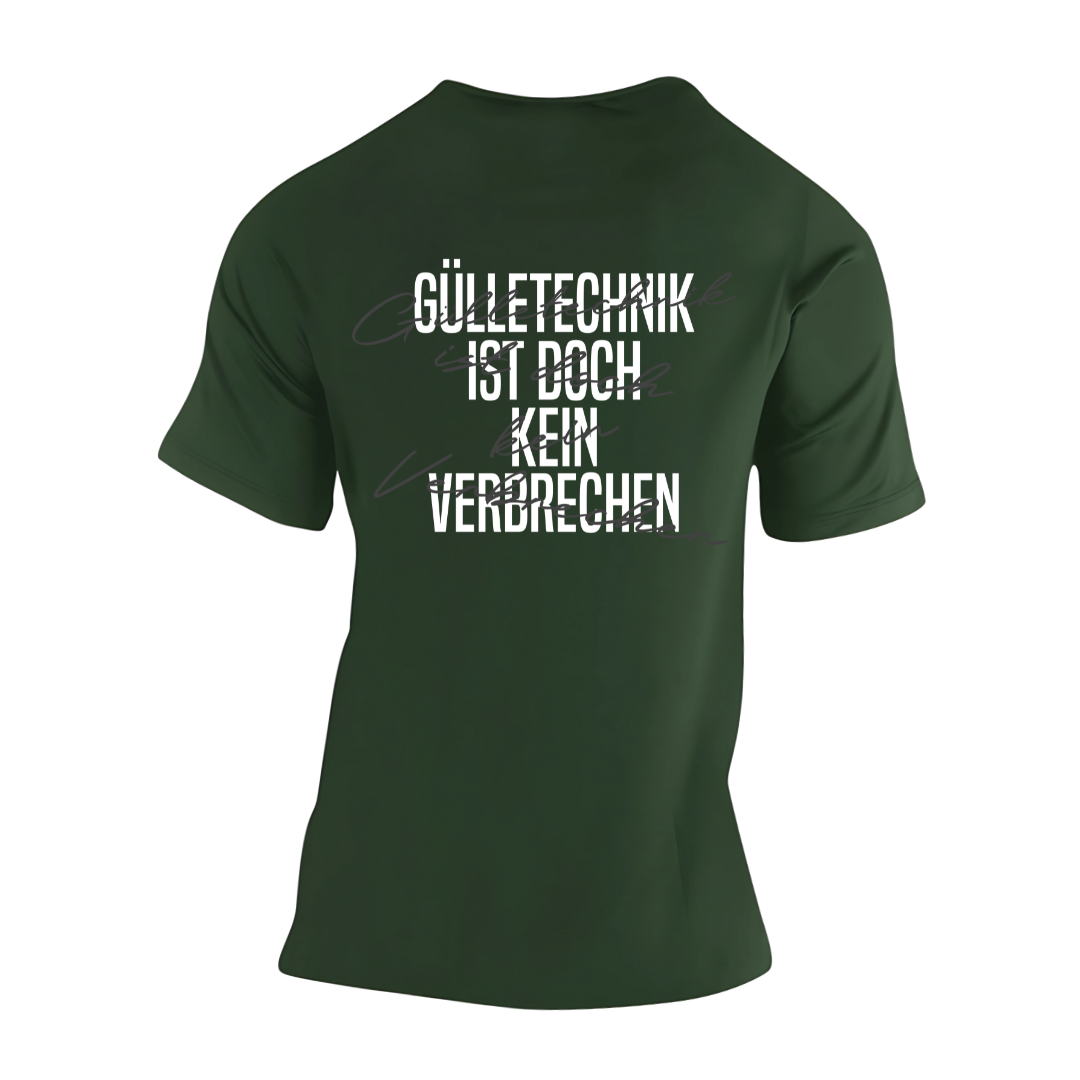 Gülletechnik ist kein Verbrechen #2 Rückseite | Premium T Shirt
