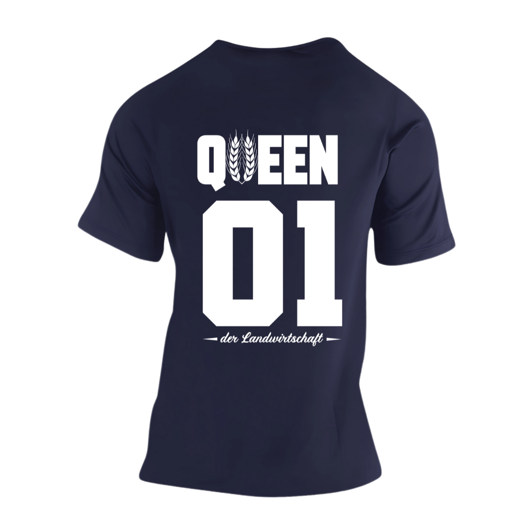 QUEEN der Landwirtschaft#2 Rückseite | Premium T Shirt