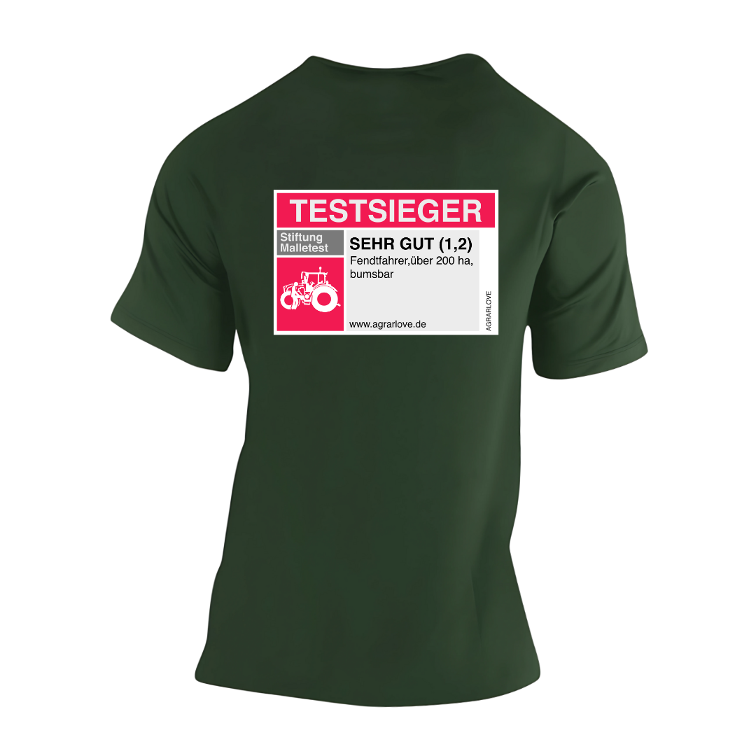 Stiftung Malletest Fendtfahrer #1 Rückseite| Premium T Shirt