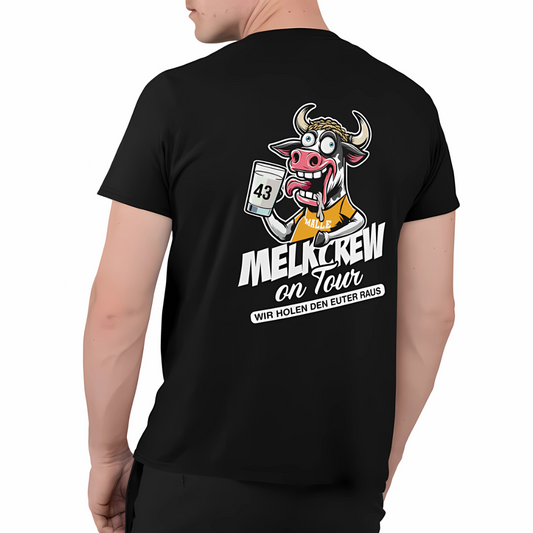 Melkcrew on Tour Rückseite | Premium T Shirt