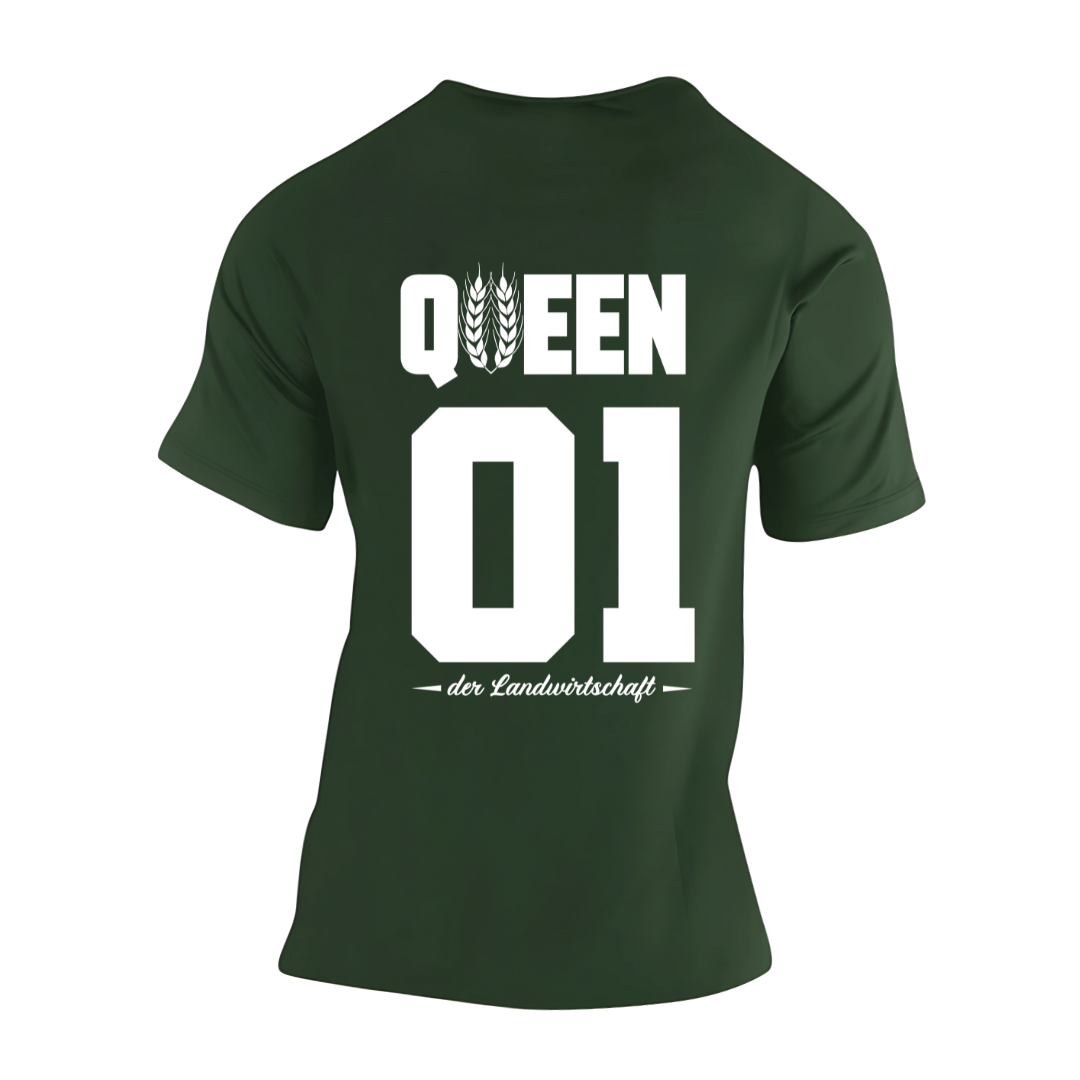 QUEEN der Landwirtschaft#2 Rückseite | Premium T Shirt