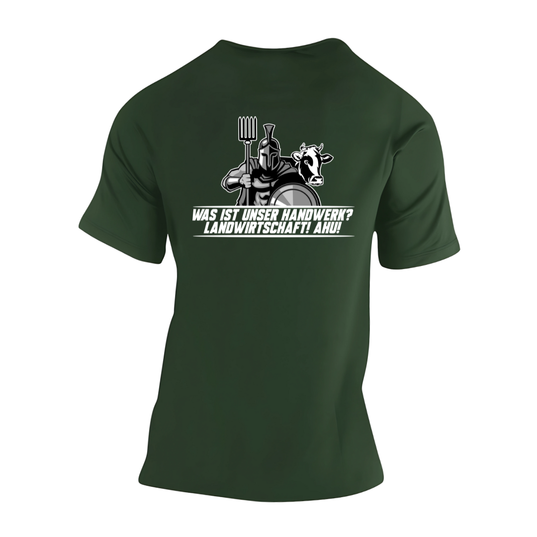Landwirtschaft AHU Rückseite | Premium T Shirt