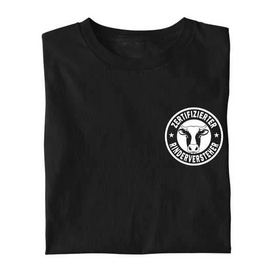 Zertifizierter Rinderversteher Brustdruck | Premium T Shirt