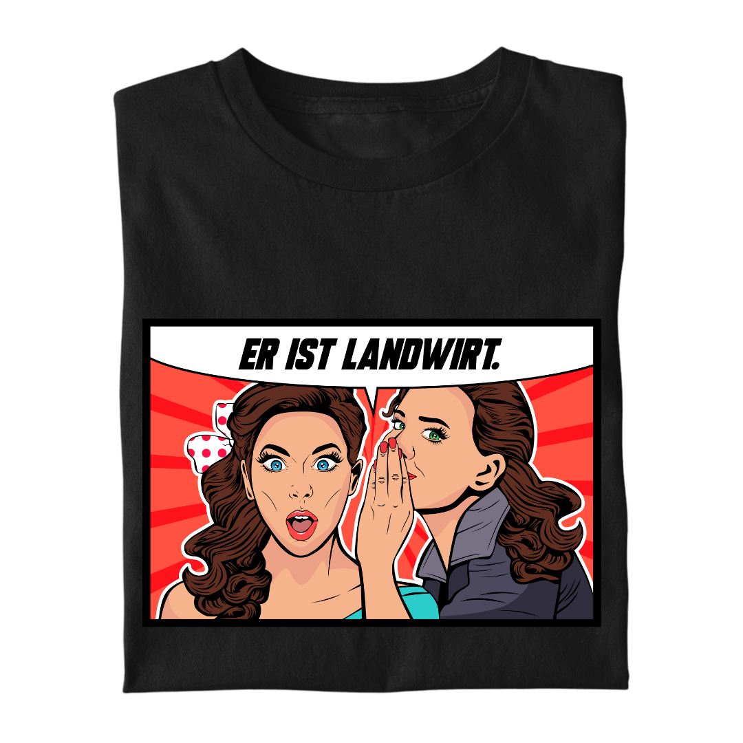 Er ist Landwirt | Premium T Shirt