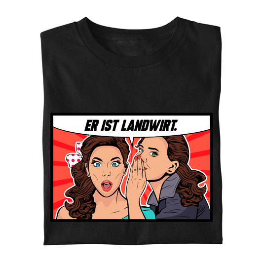 Er ist Landwirt | Premium T Shirt