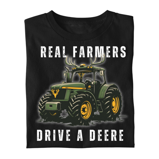 Real Farmers Drive a Deere | Premium T Shirt