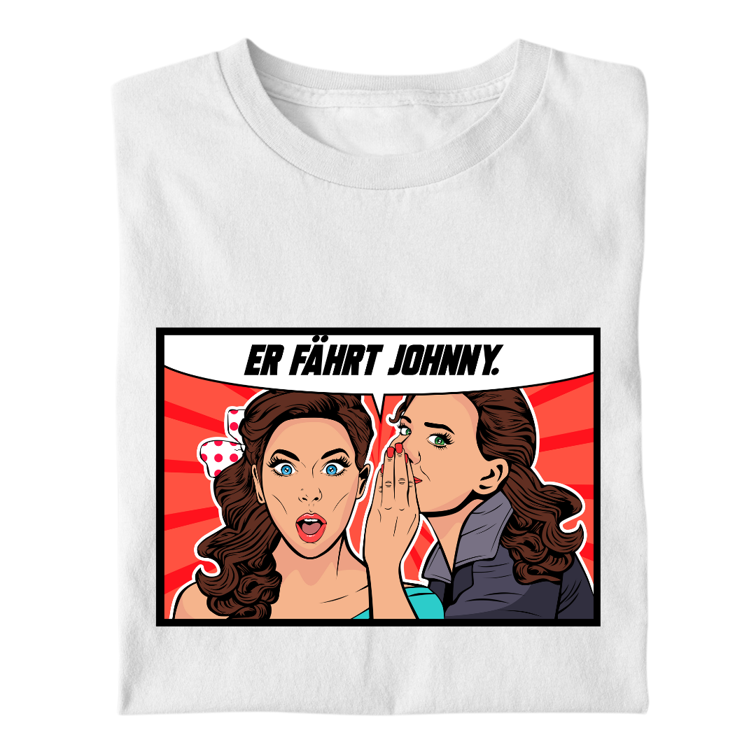Er fährt Johnny | Premium T Shirt