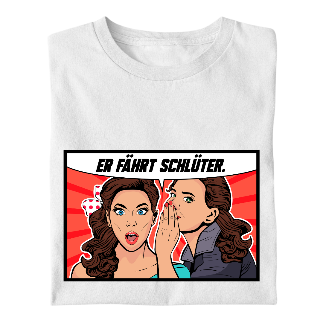 Er fährt Schlüter | Premium T Shirt