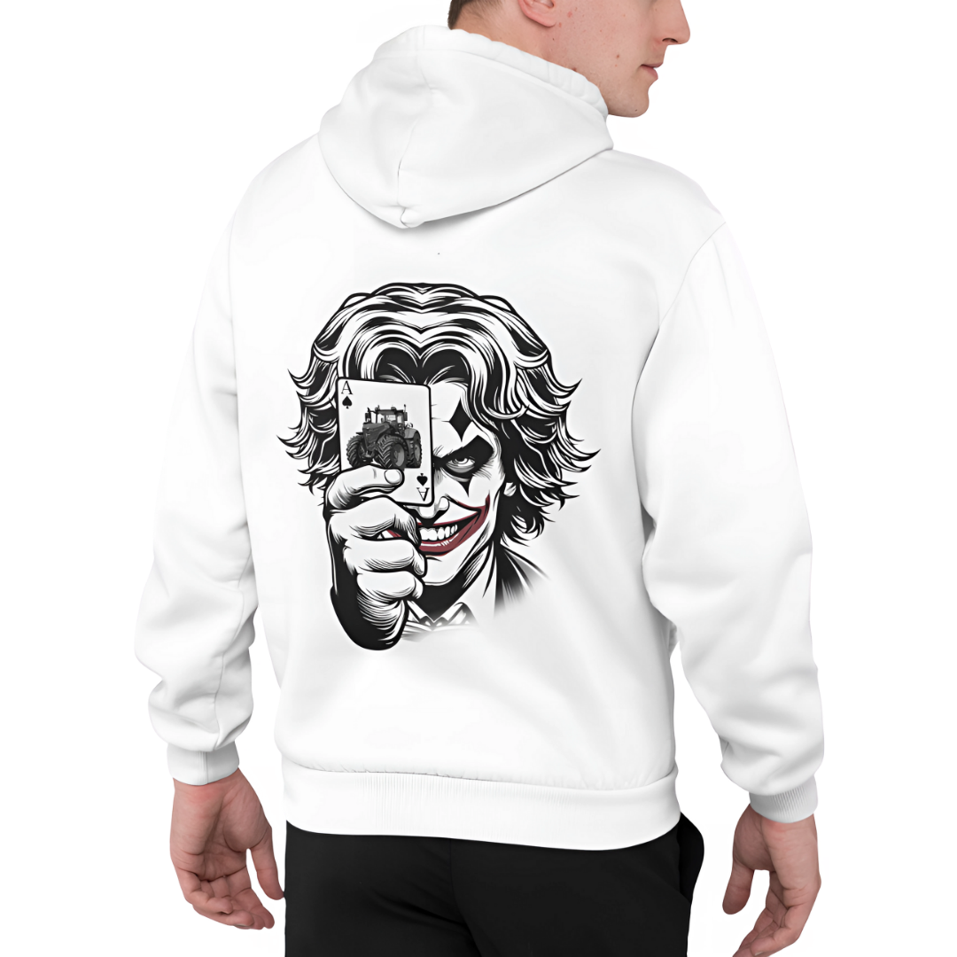 Joker Motiv Rückseite | Premium Hoodie