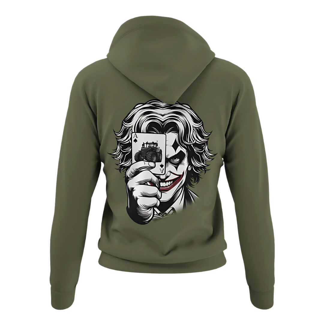 Joker Motiv Rückseite | Premium Hoodie