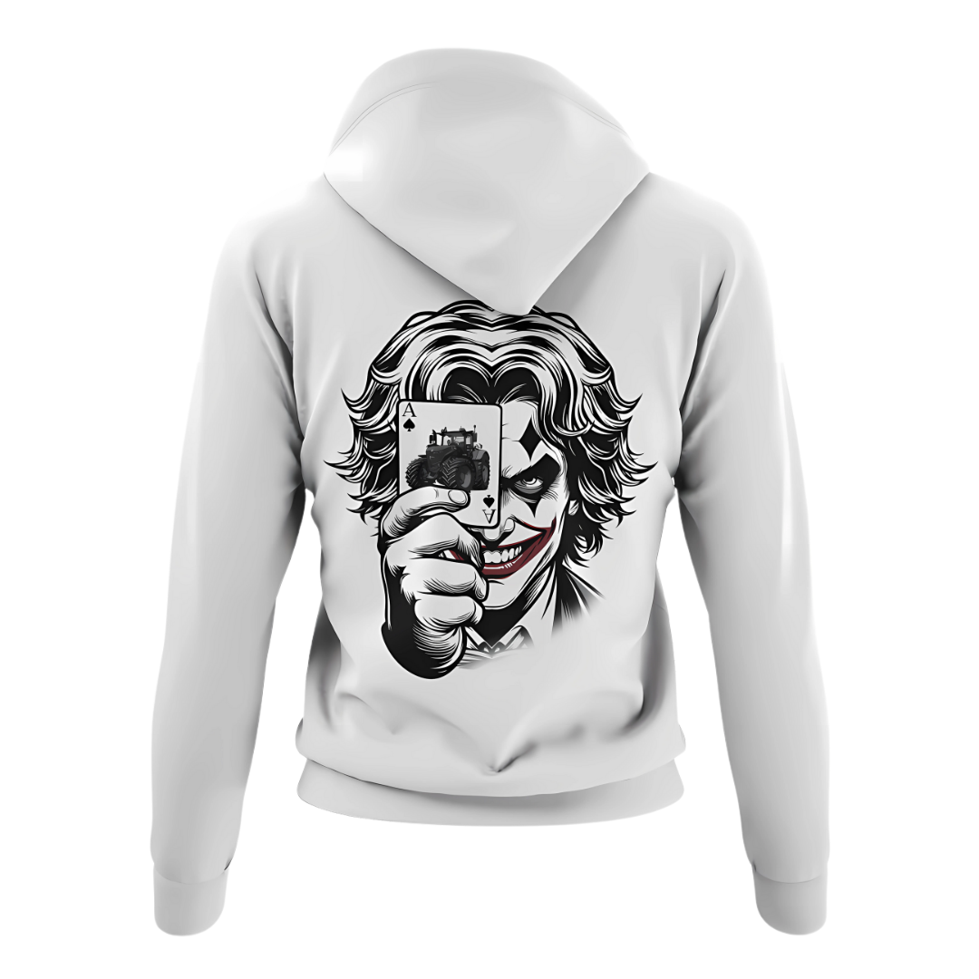 Joker Motiv Rückseite | Premium Hoodie