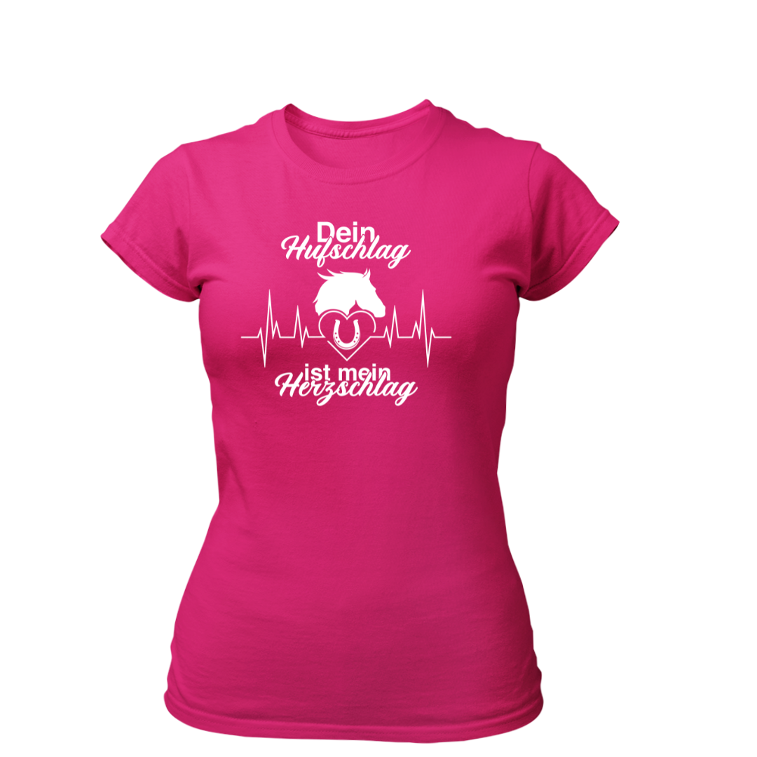 Dein Hufschlag ist mein Herzschlag | Premium T Shirt Frauen