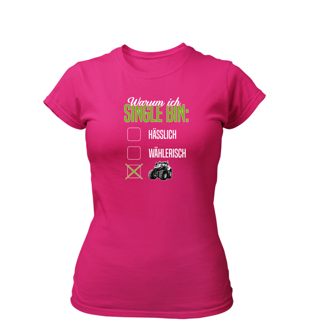 Warum Ich Single bin | Premium T Shirt Frauen