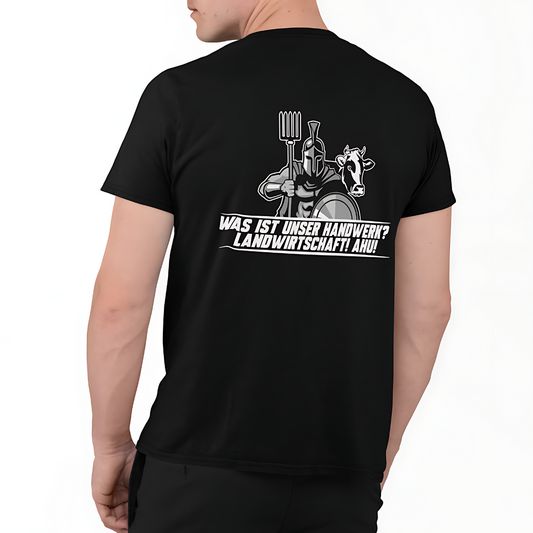 Landwirtschaft AHU Rückseite | Premium T Shirt