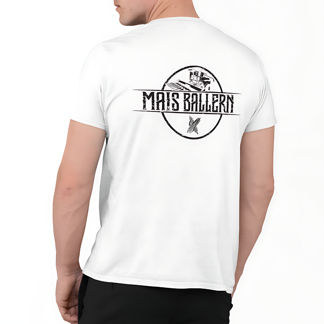 Mais ballern Rückseite | Premium T Shirt