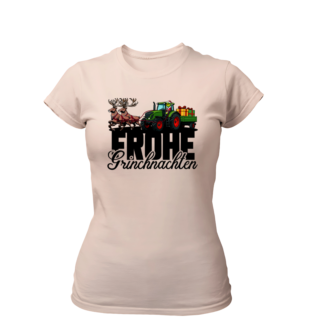 Frohe Grinchnachten | Premium T Shirt Frauen