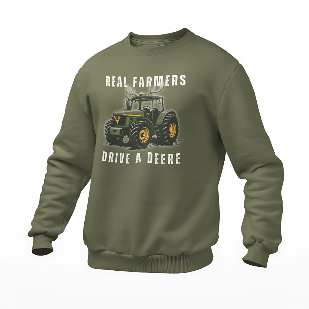 Real Farmers Drive a Deere | Premium Sweater