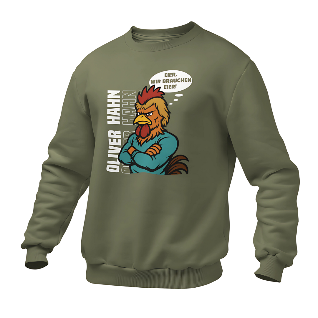 Hahn Eier wir brauchen Eier Edition | Premium Sweater