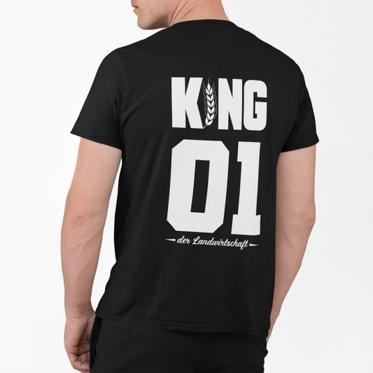 KING der Landwirtschaft Rückseite | Premium T Shirt