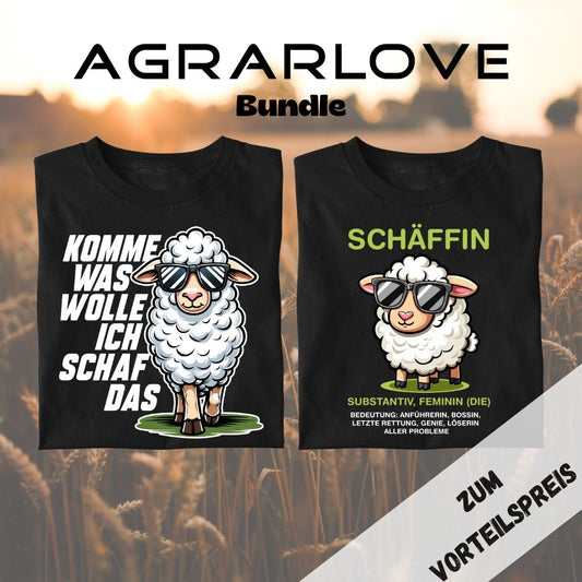 Komme was Wolle, Schäffin Bedeutung | Premium Bundle T Shirt Frauen