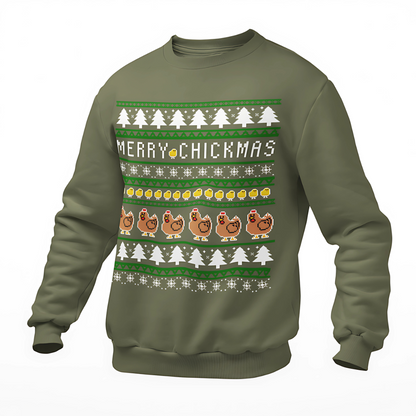 Merry Chickmas#2 Ugly | Premium Sweater