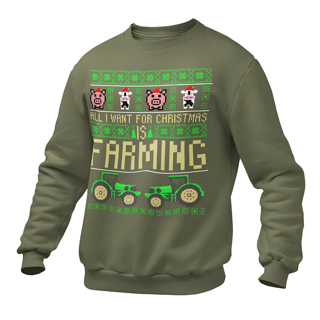 All I Want for Christmas is Farming Ugly | Premium Sweater