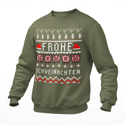 Frohe Schweinachten Ugly | Premium Sweater