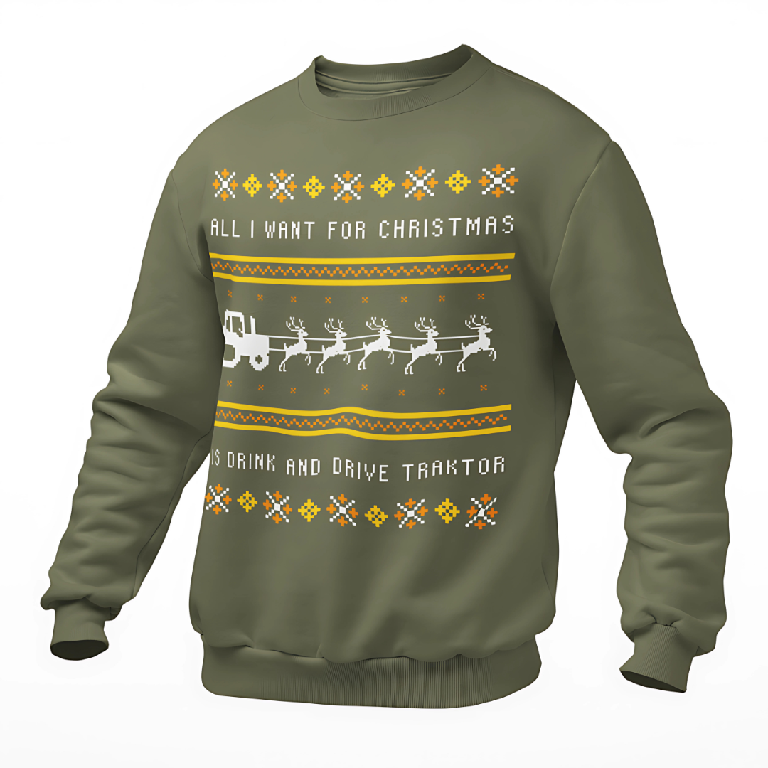 Drink and Drive Traktor Ugly | Premium Sweater