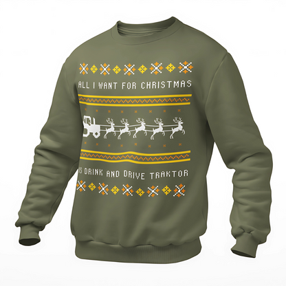 Drink and Drive Traktor Ugly | Premium Sweater