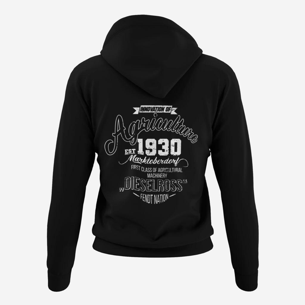 Fendt History Vintage Rückseite | Classic Hoodie