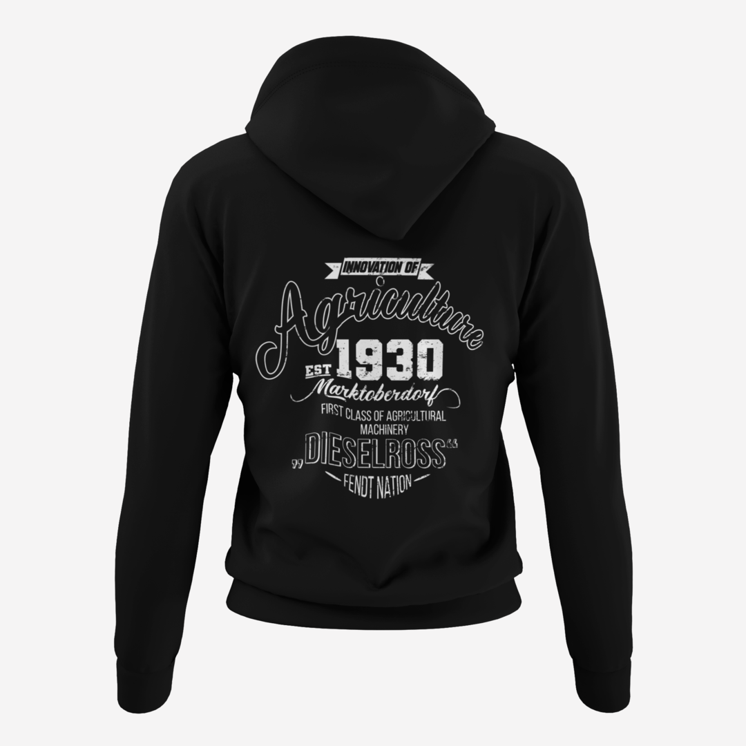 *NEU* Fendt History Vintage *Rückseite* Premium - Hoodie