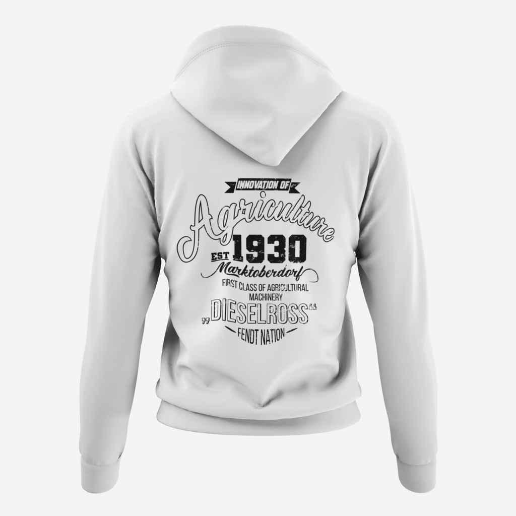 Fendt History Vintage Rückseite | Classic Hoodie