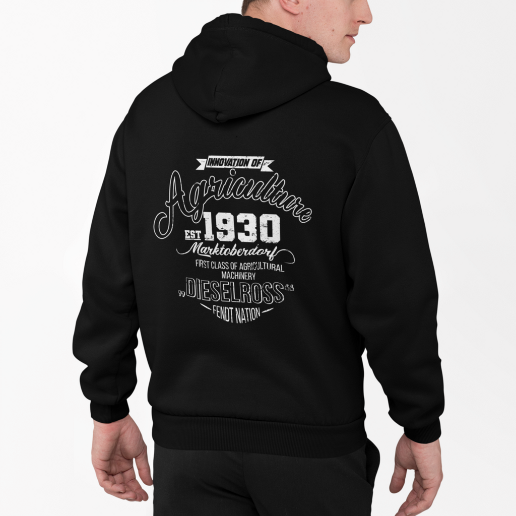 Fendt History Vintage Rückseite | Classic Hoodie