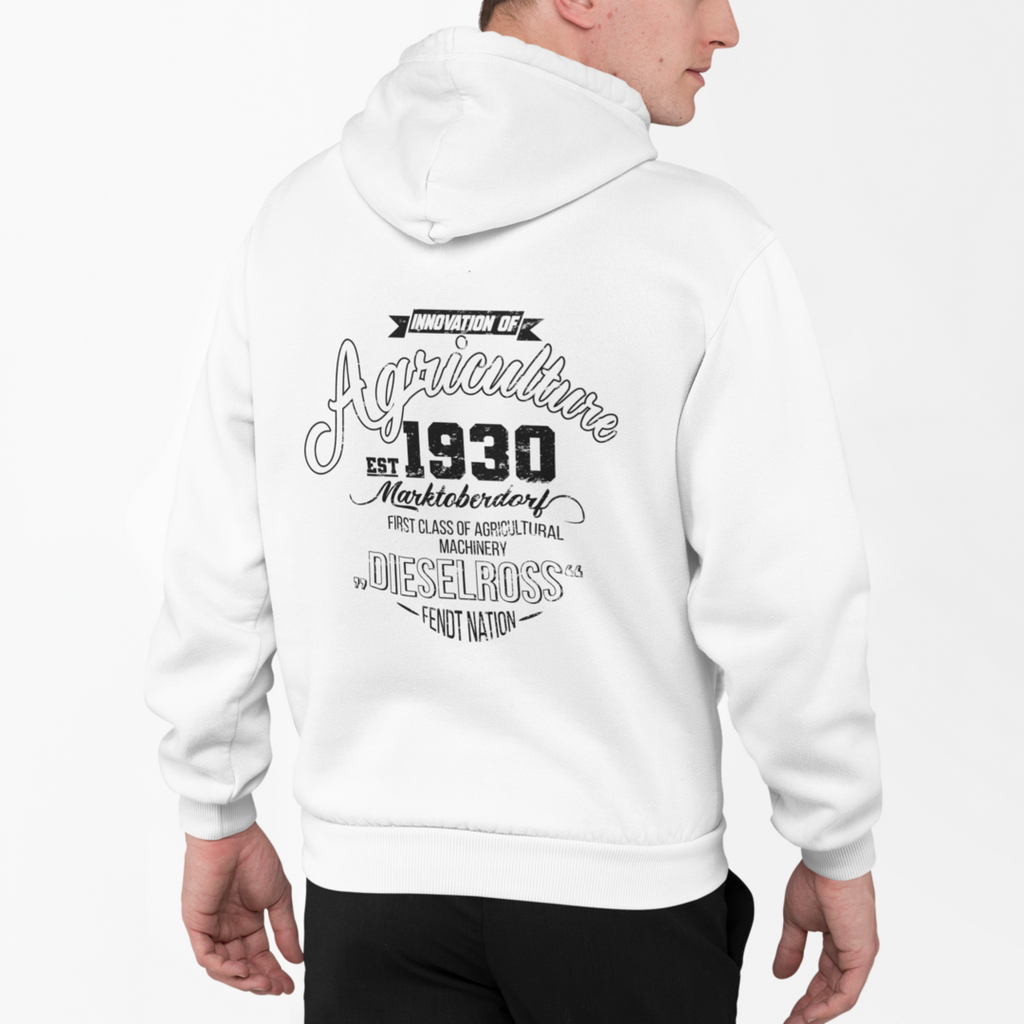 Fendt History Vintage Rückseite | Classic Hoodie