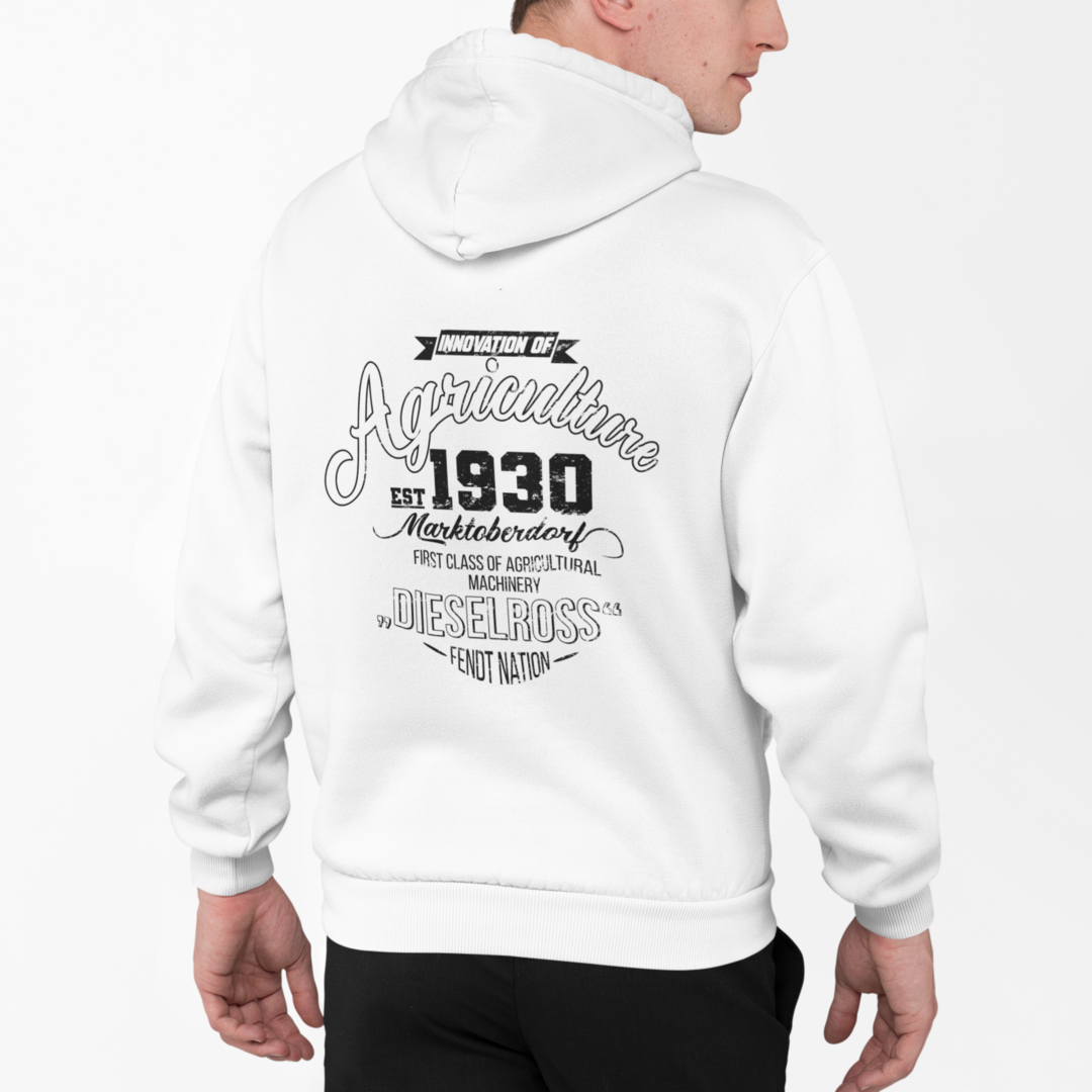 *NEU* Fendt History Vintage *Rückseite* Premium - Hoodie