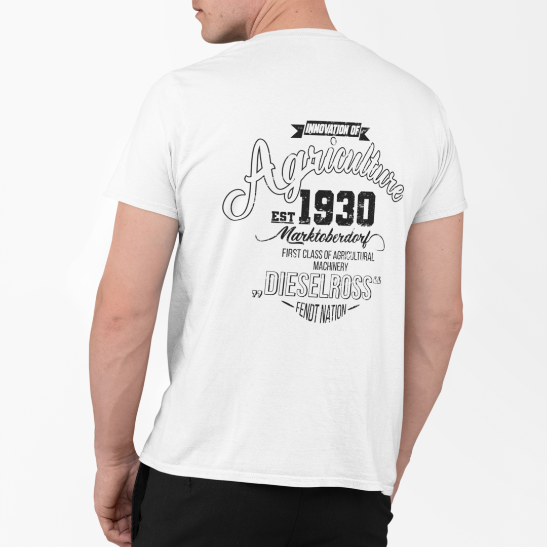 *NEU* Fendt History Vintage *Rückseite* Premium - T-Shirt