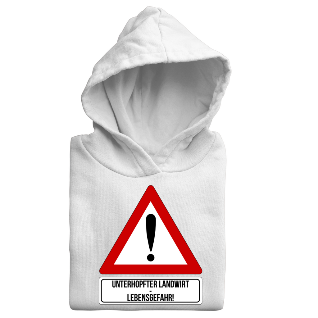 Lebensgefahr! Unterhopfter Landwirt | Classic Hoodie