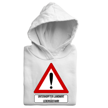 *NEU* Lebensgefahr! Unterhopfter Landwirt Premium - Hoodie