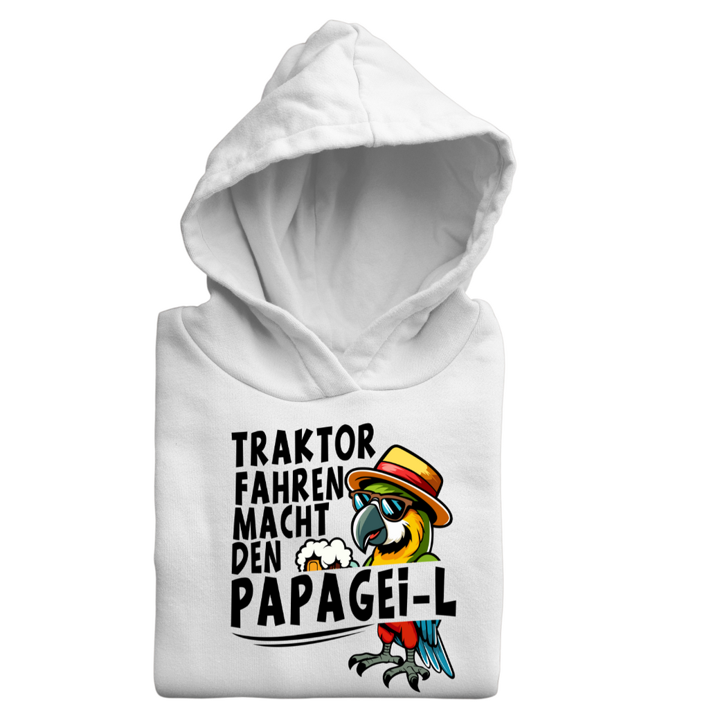 Traktor fahren macht den Papagei-L | Classic Hoodie