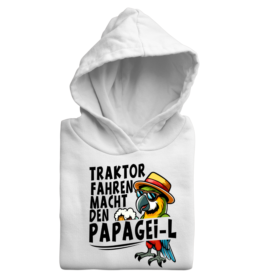 *NEU* Traktor fahren macht den Papagei-L Premium - Hoodie