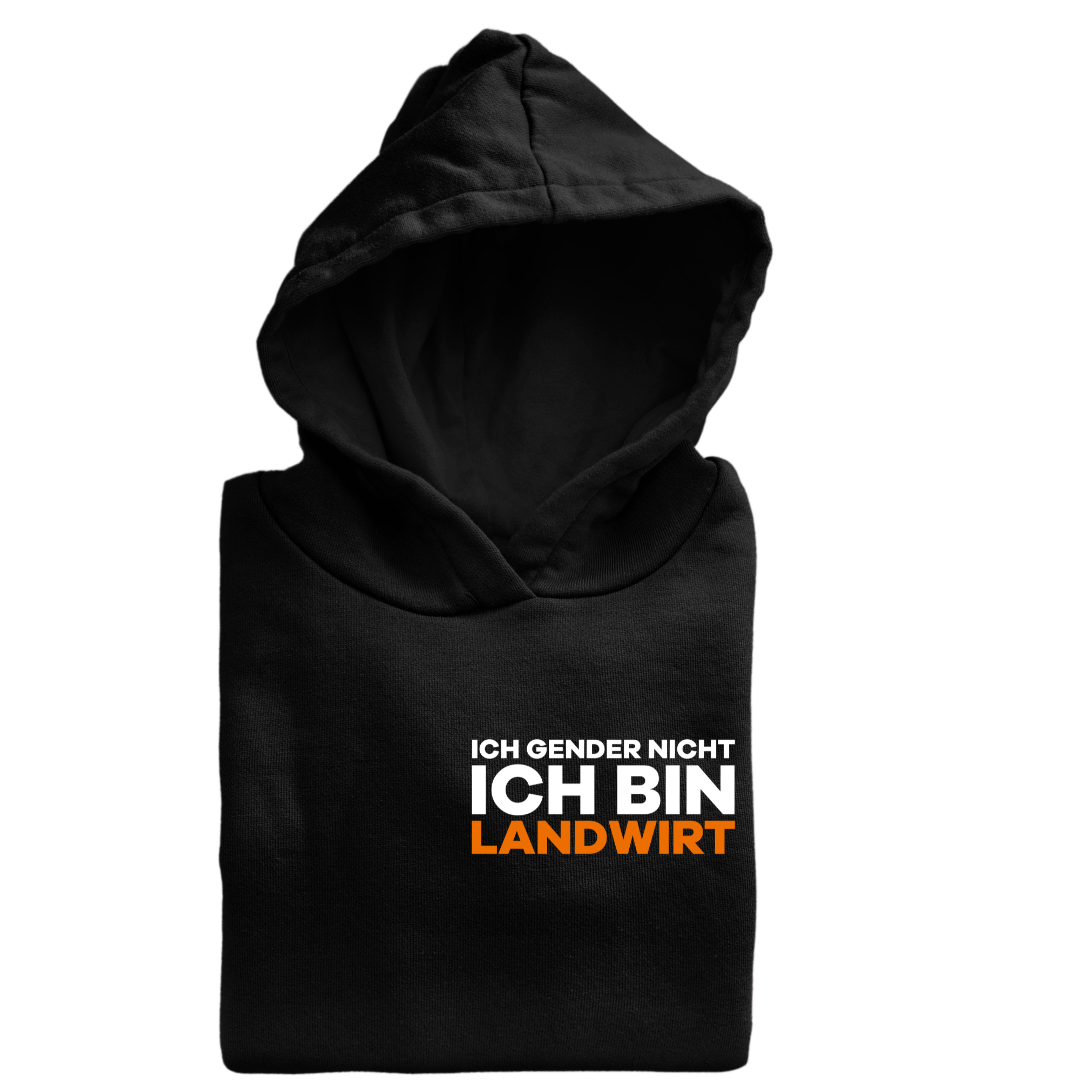 Ich Gender nicht Ich bin Landwirt Brustdruck | Classic Hoodie