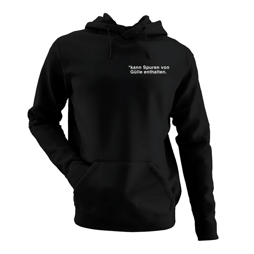 Kann Spuren von Gülle enthalten Brustdruck | Premium Hoodie