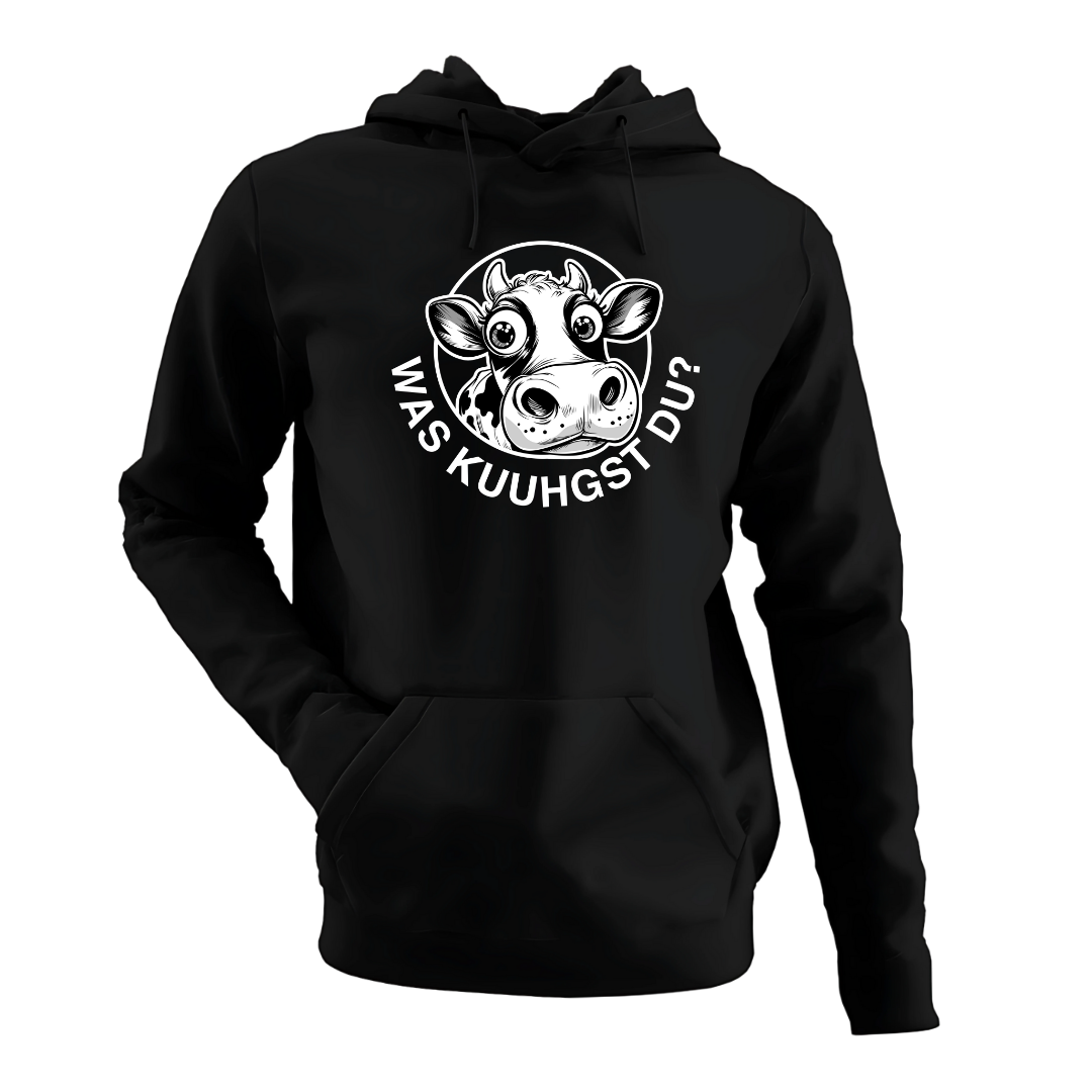 Was Kuuhgst Du | Premium Hoodie