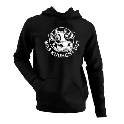 Was Kuuhgst Du | Premium Hoodie