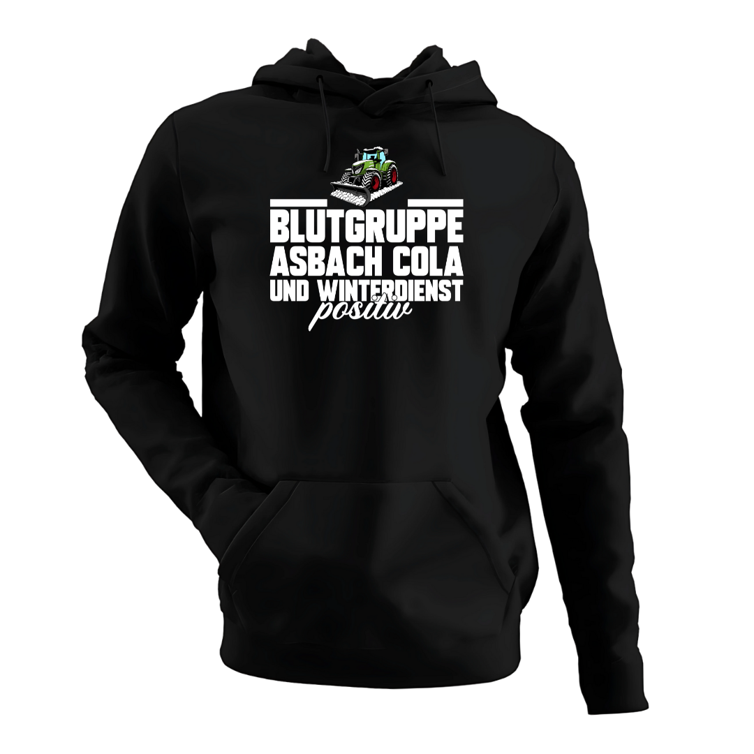Asbach Cola und Winterdienst Positiv | Premium Hoodie